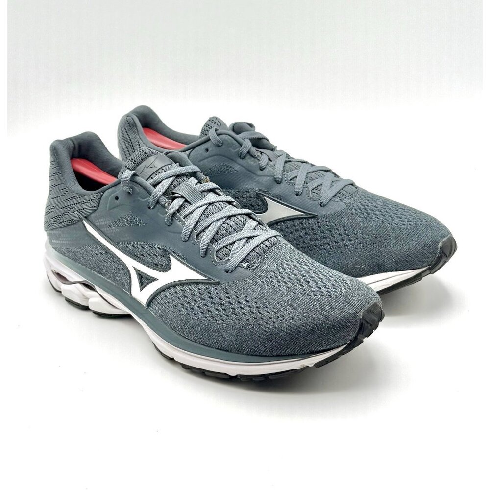 Mizuno Wave Rider 23 Womens Size 11 Gray White Athletic Running Shoes Sneakers